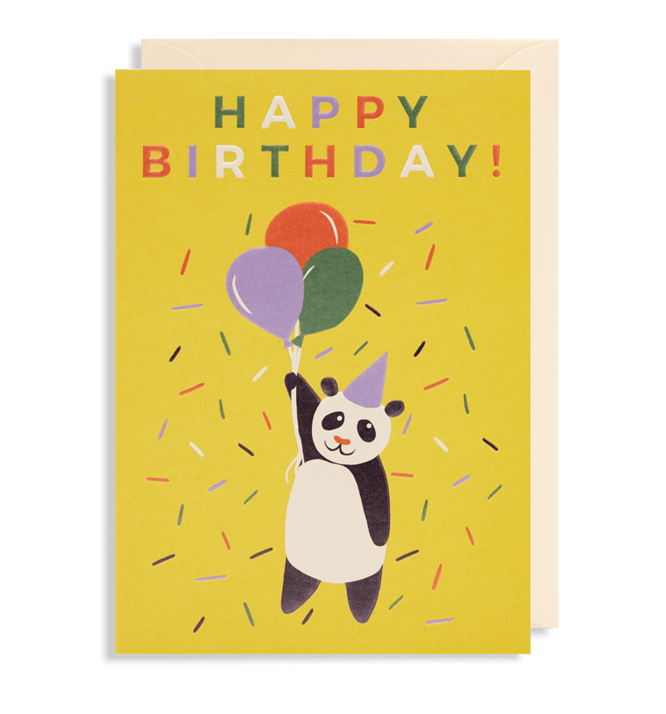 Happy Birthday Panda Card