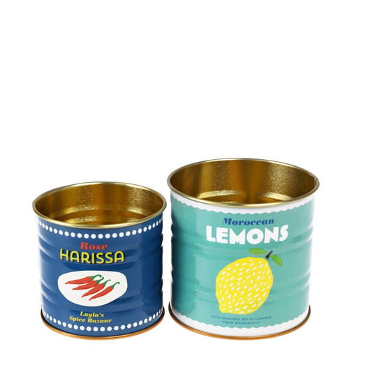 Lemons and Harissa Mini Storage Tins (Set of 2)