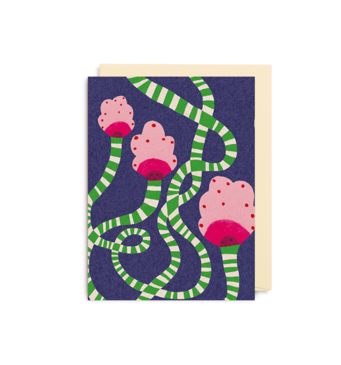 Blue Skies Mini Greetings Card