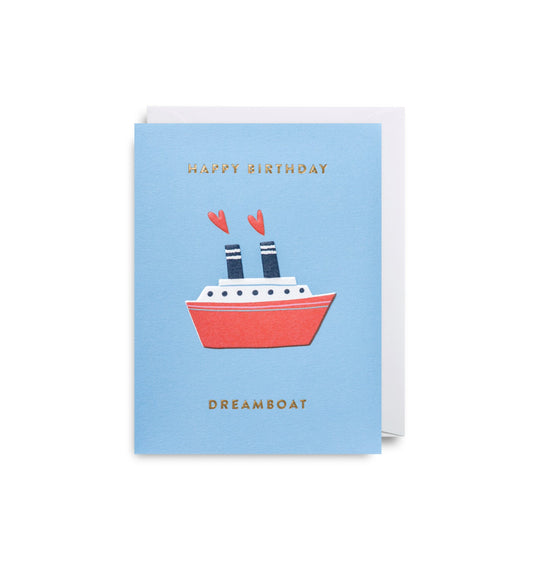 Happy Birthday Dreamboat Mini Card
