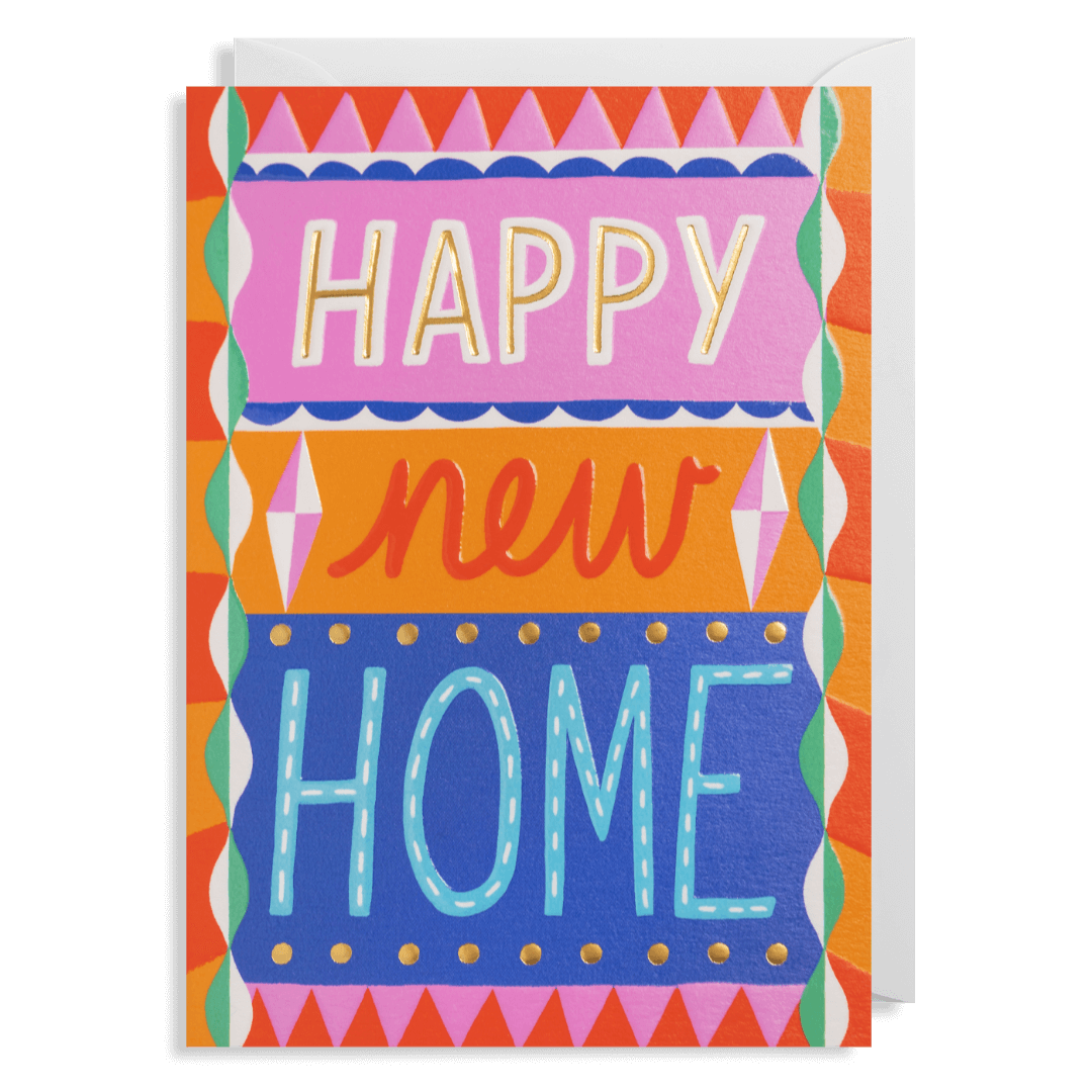 Happy New Home Greetings Card