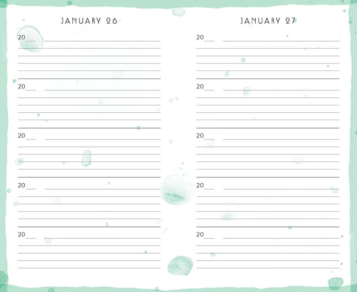 Rainbow One Line A Day Diary
