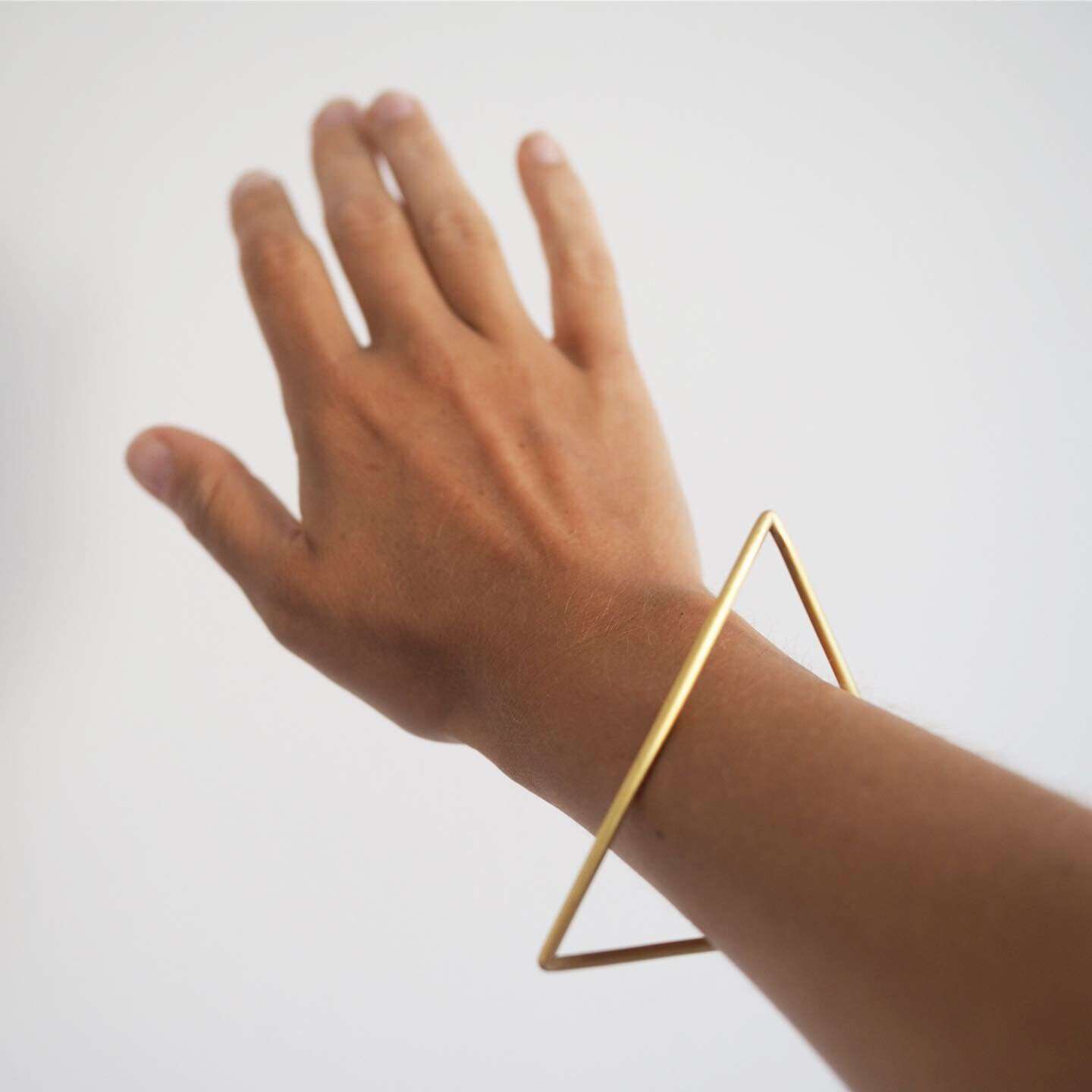 Geometric Brass Bangles