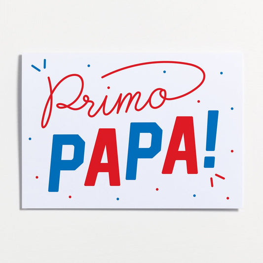 Primo Papa Greetings Card