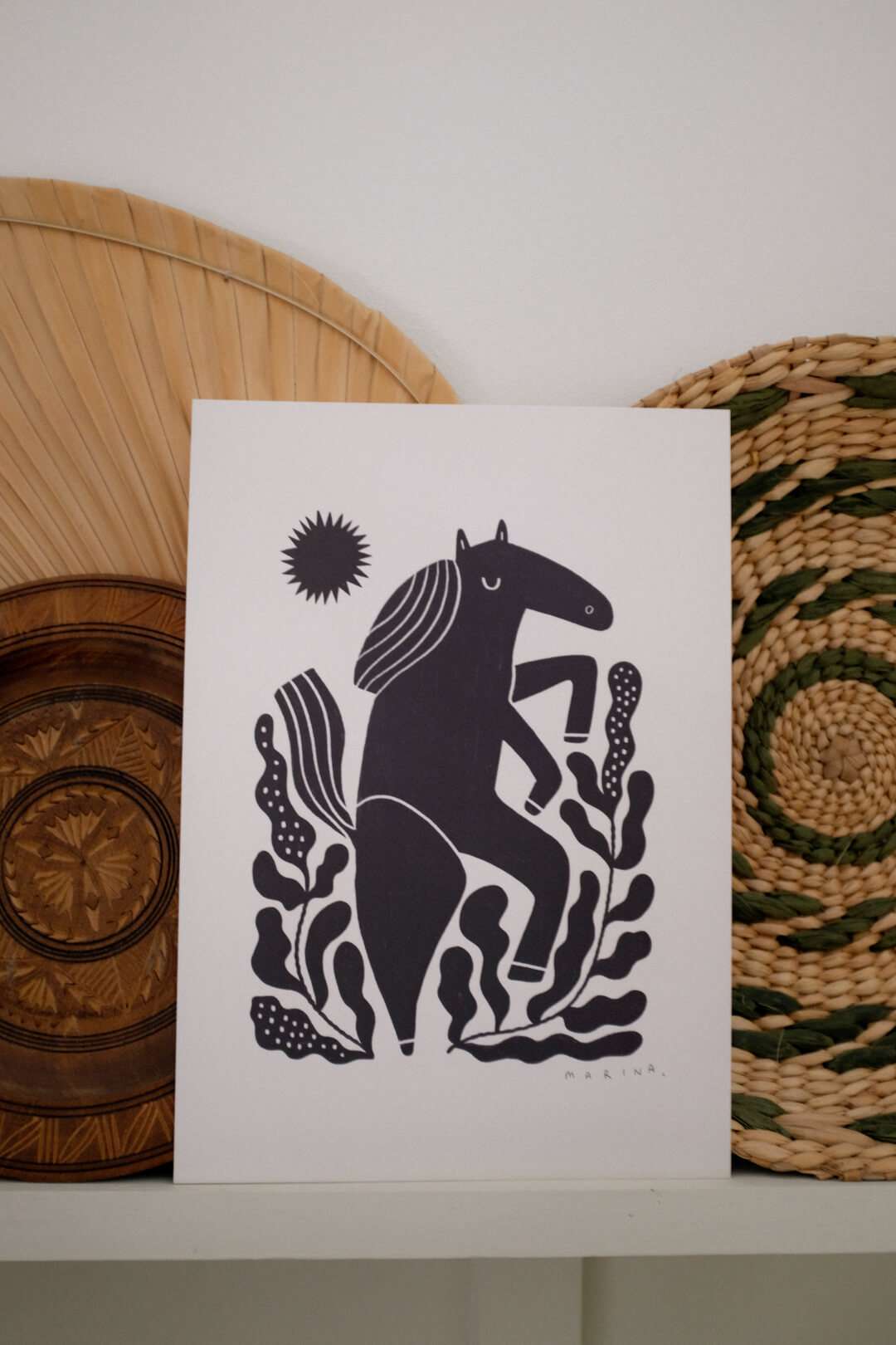 Galloping A4 Print