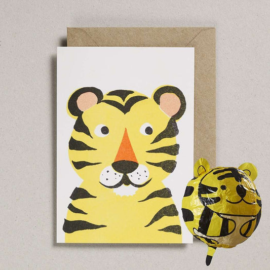 Tiger Japanese Paper Balloon Cards