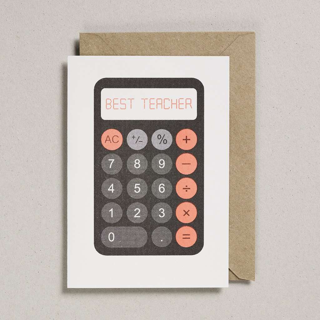 Best Teacher Greetings Card