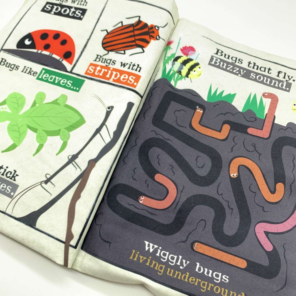 Crinkly Cloth Books: Bugs