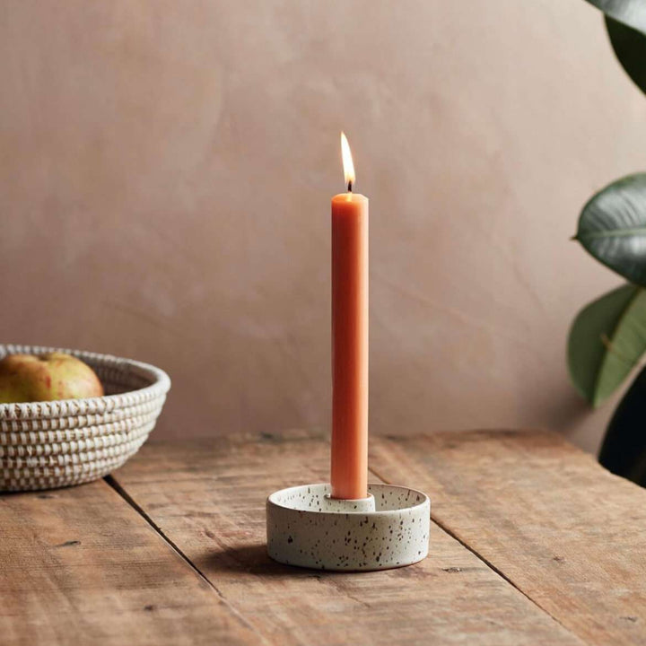 Speckled Candle Holder