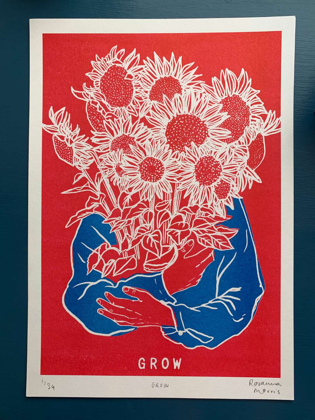 Rosanna Morris X BAM Exclusive 'Grow'  Print