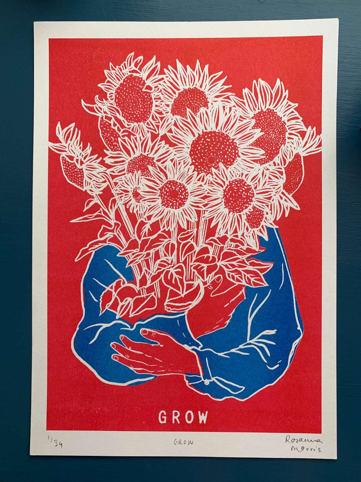 Rosanna Morris X BAM Exclusive 'Grow'  Print