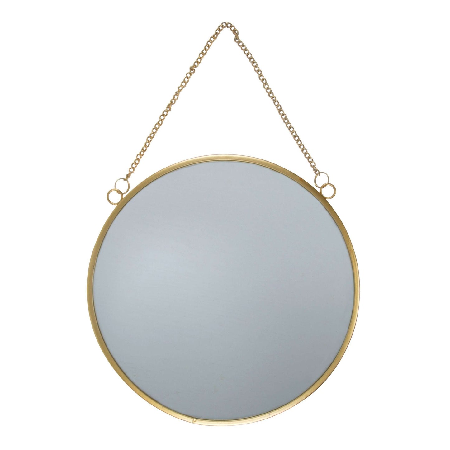 Gold Round Mirror