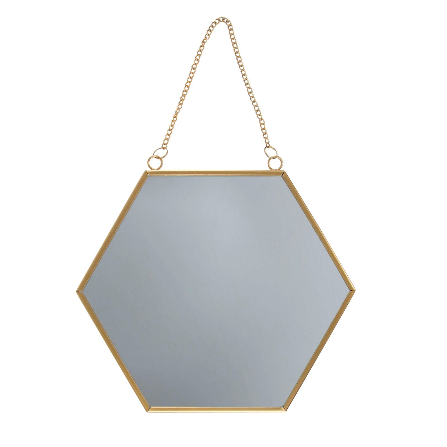 Gold Hexagon Mirror