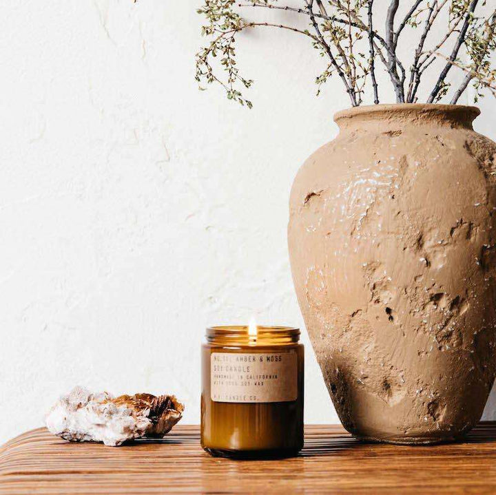 Amber and Moss Jar Candle