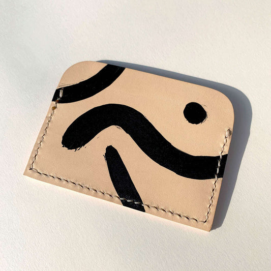 MIKA Leather Card Holder - Shapes