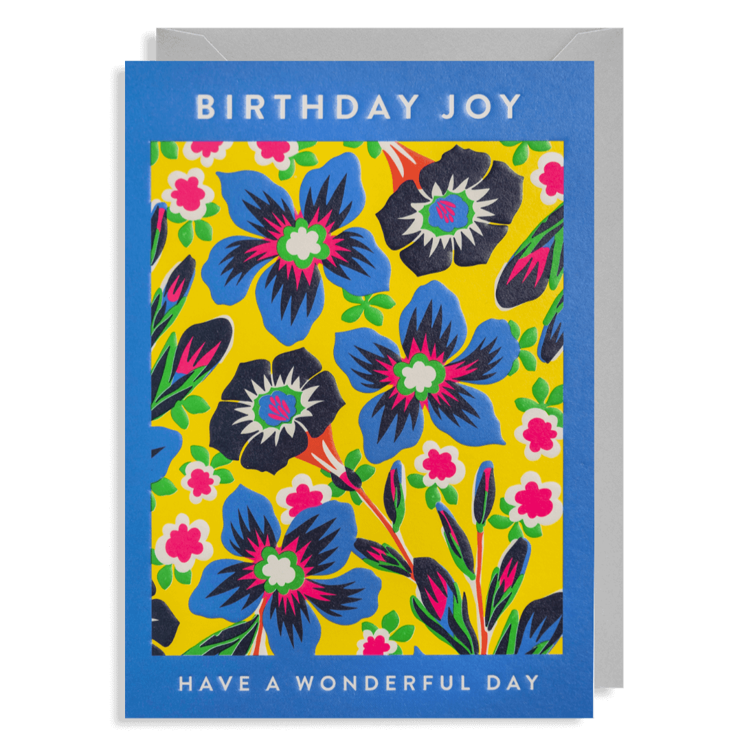Birthday Joy Greetings Card