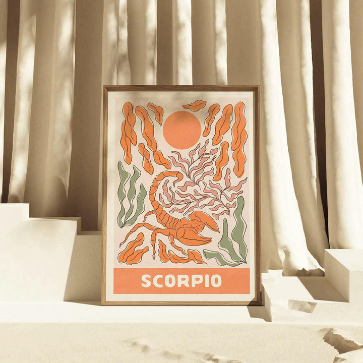 Scorpio Zodiac A4 Art Print