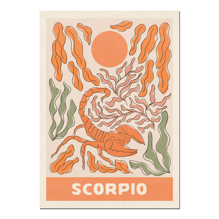 Scorpio Zodiac A4 Art Print