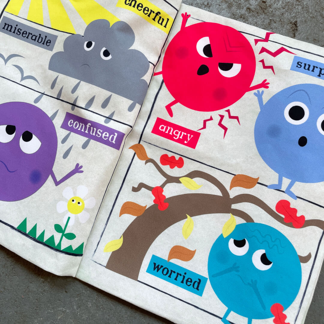 Crinkly Cloth Books: Rainbow of Emotions