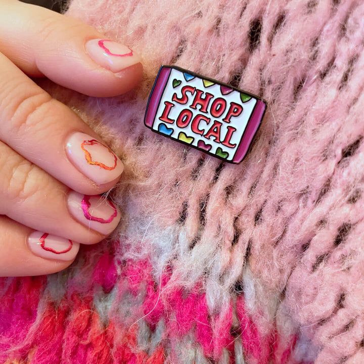 BAM x Jayde Perkin 'Shop Local' Enamel Pin