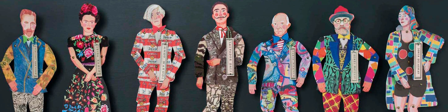 Cut and Make Artist Pin Puppets