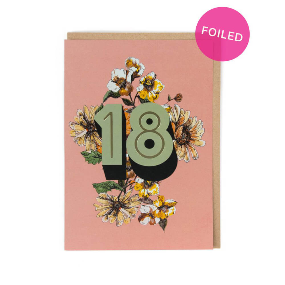 18th Birthday Greetings Card