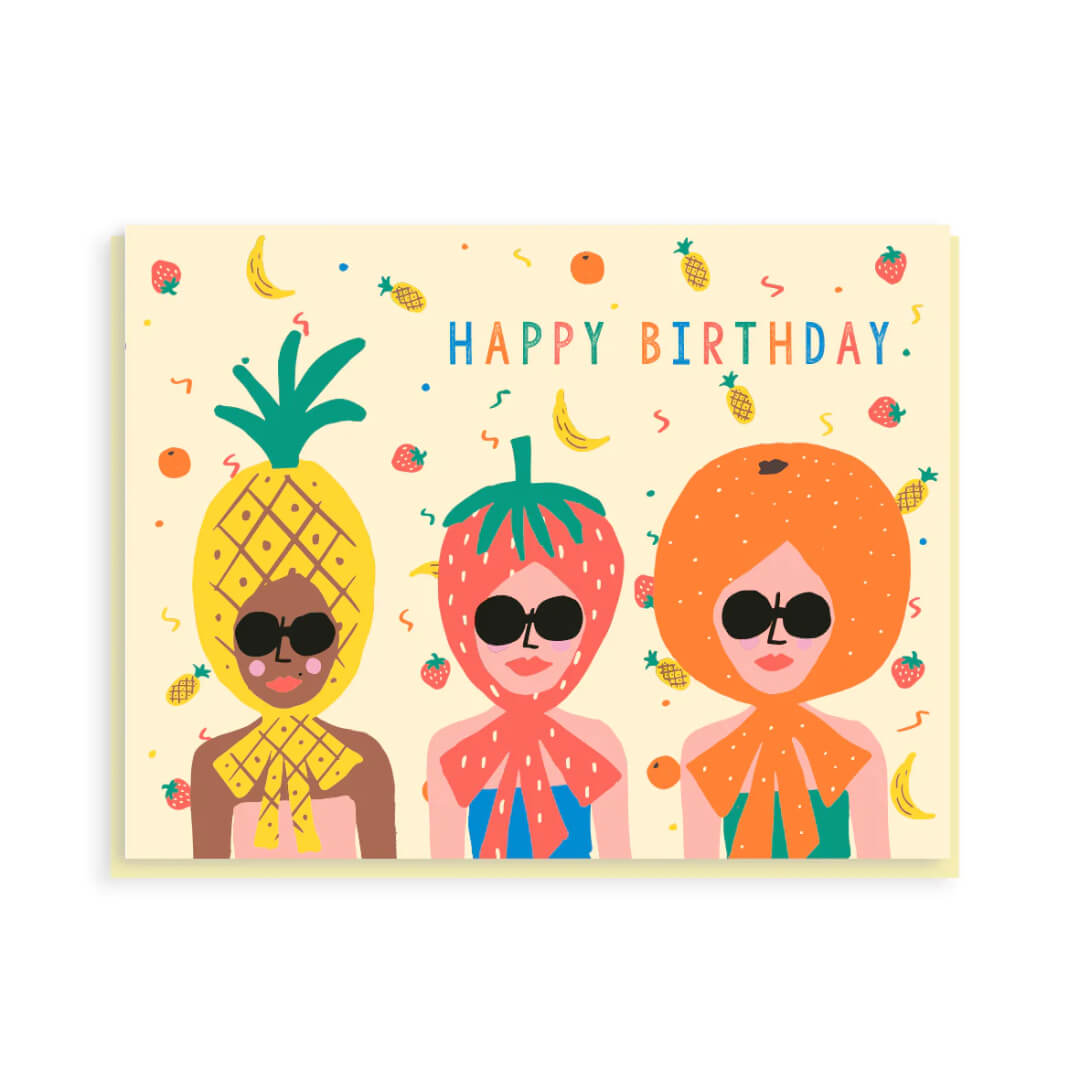 Fruity Birthday Greetings Card