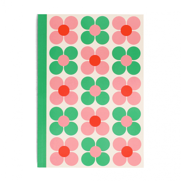 Pink Daisy A5 Lined Notebook