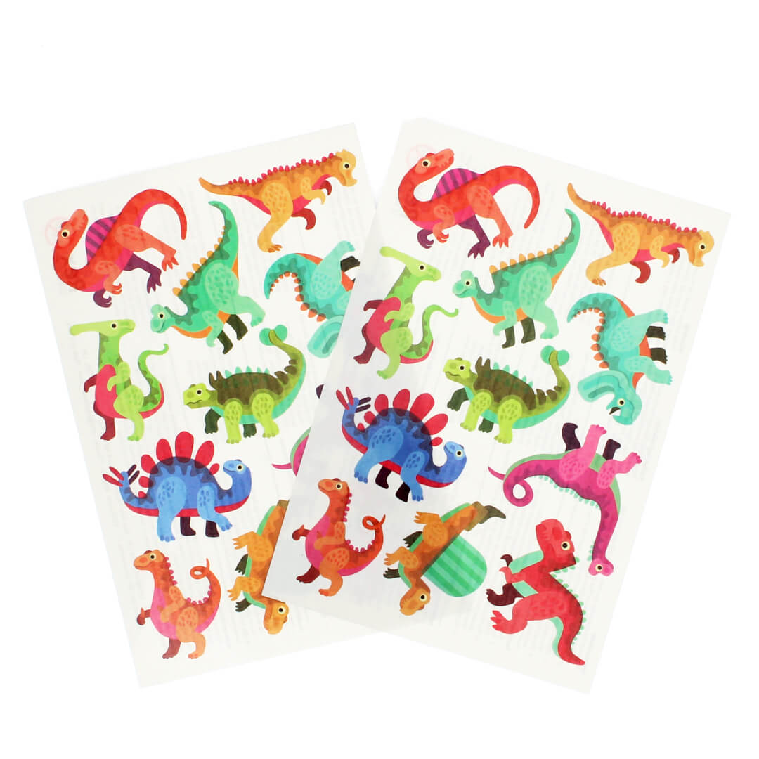 Colourful Dinosaur Temporary Tattoos