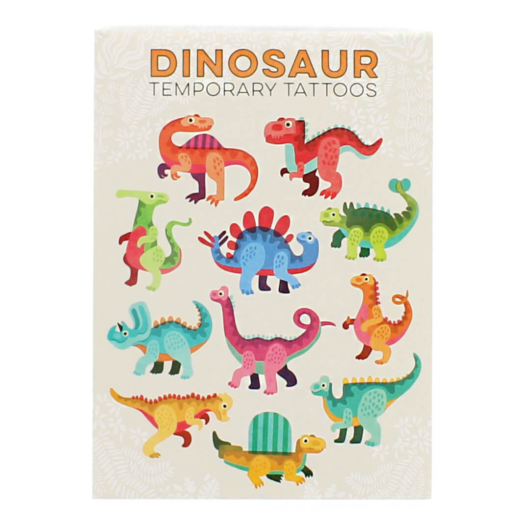 Colourful Dinosaur Temporary Tattoos