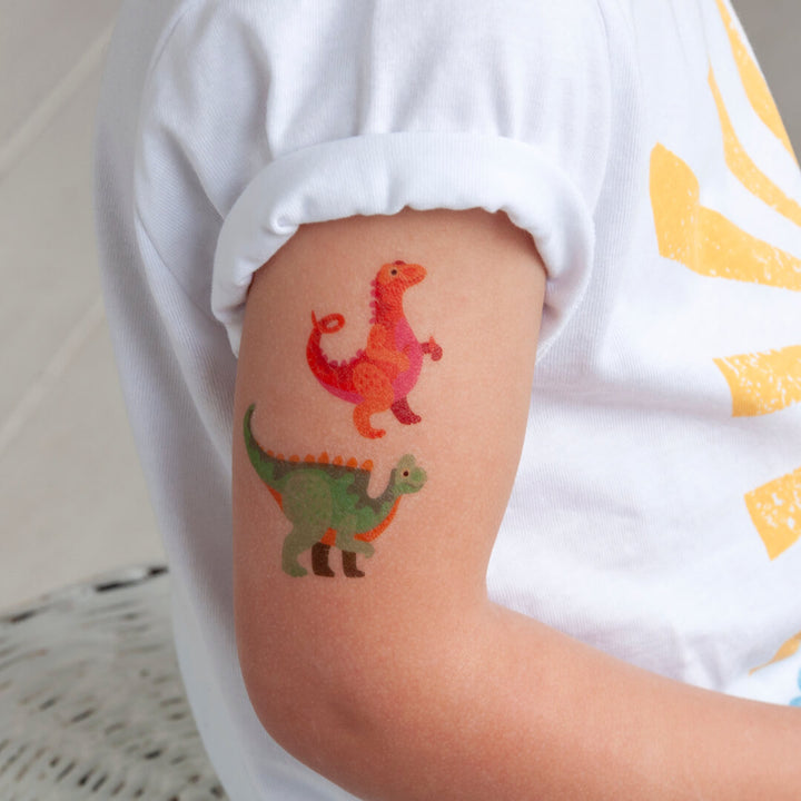 Colourful Dinosaur Temporary Tattoos