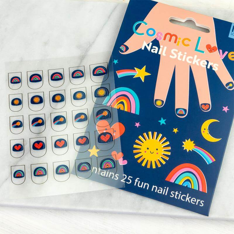 Cosmic Love Nail Stickers