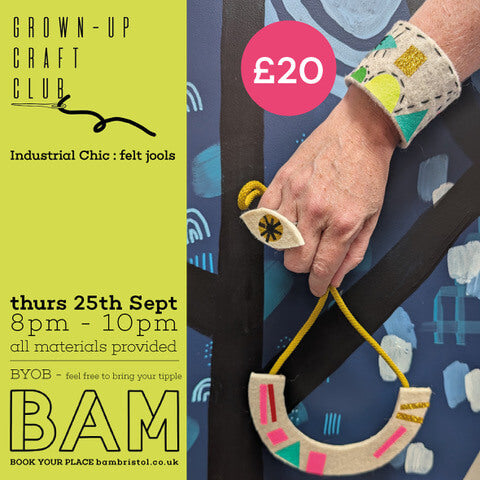 Grown Up Craft Club: Felt Jools