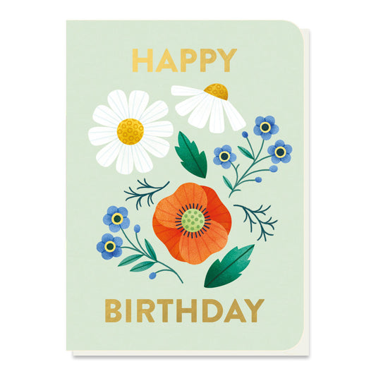 Wildflower Seeds Birthday Card