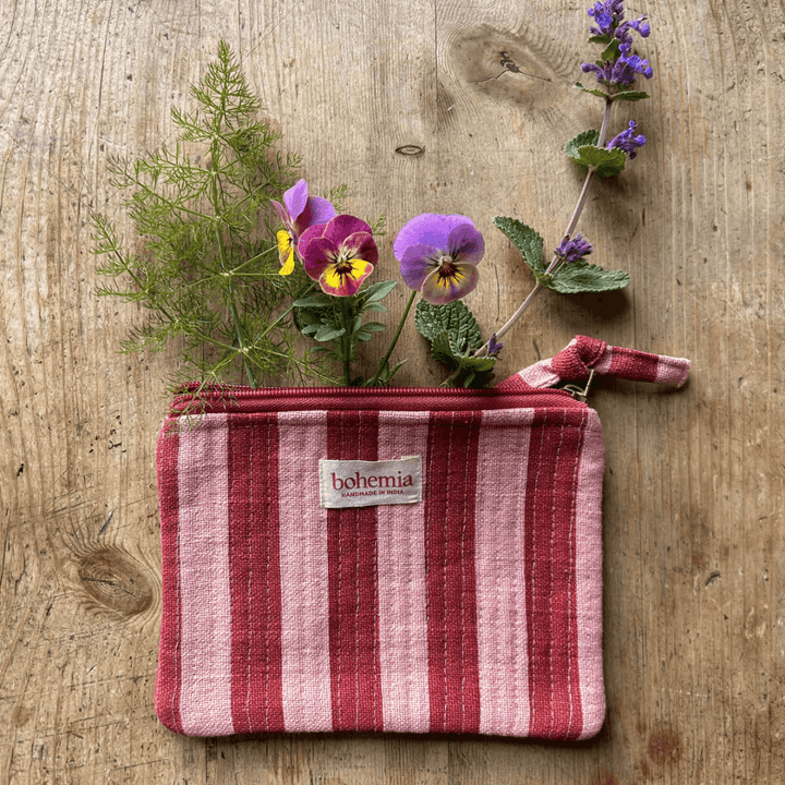 Jaipur Stripe Medium Pouch
