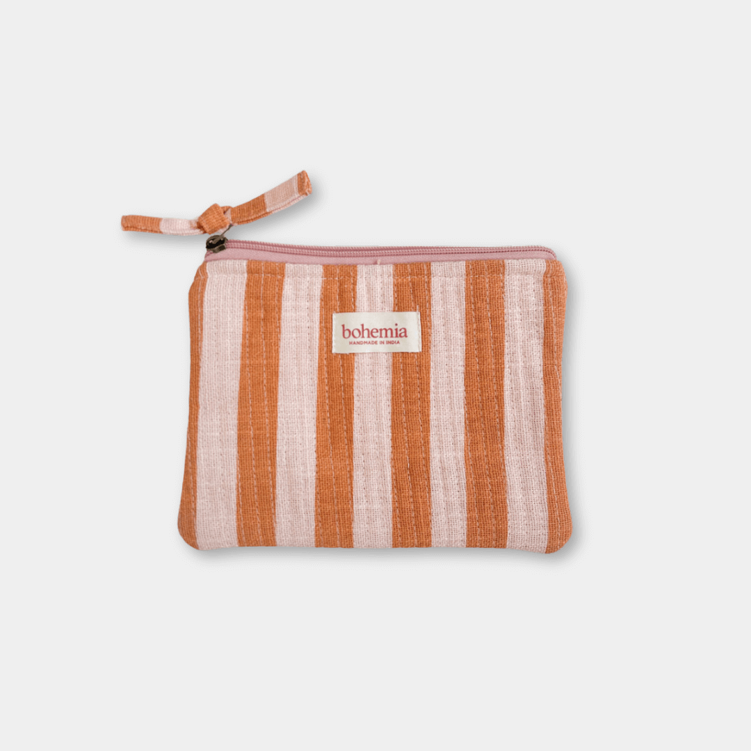Jaipur Stripe Medium Pouch