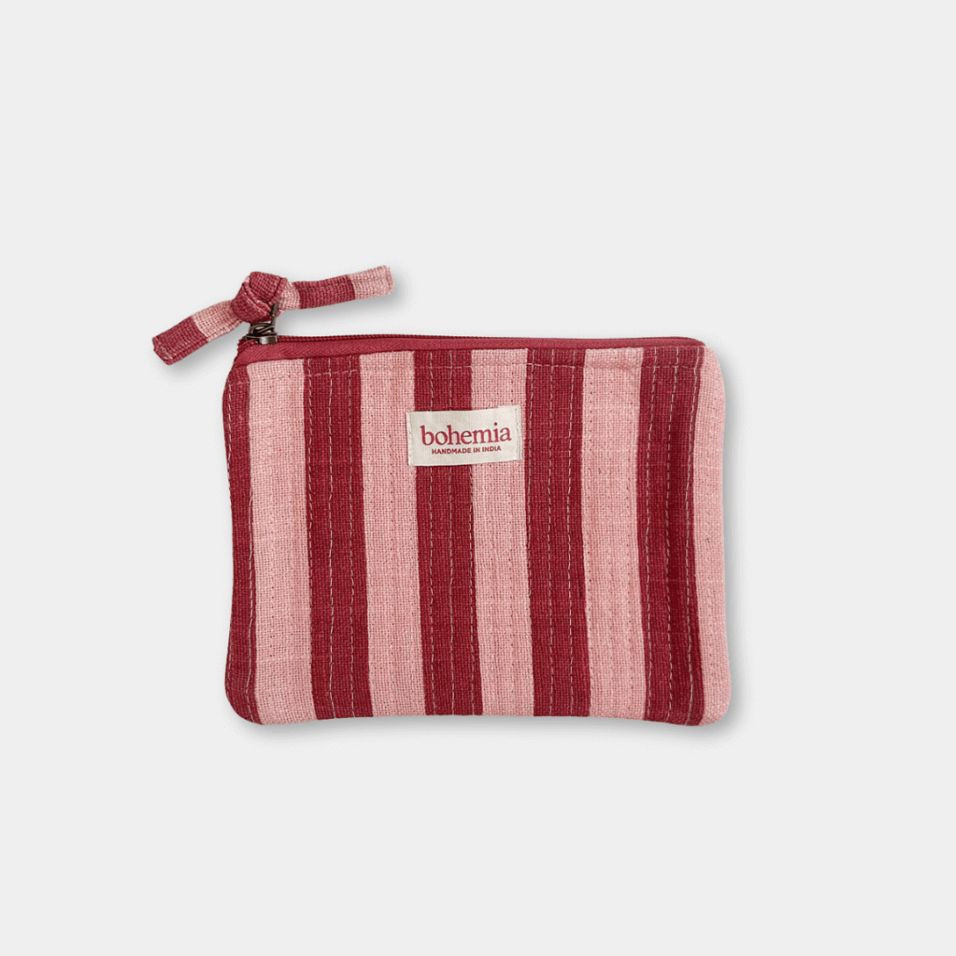 Jaipur Stripe Medium Pouch