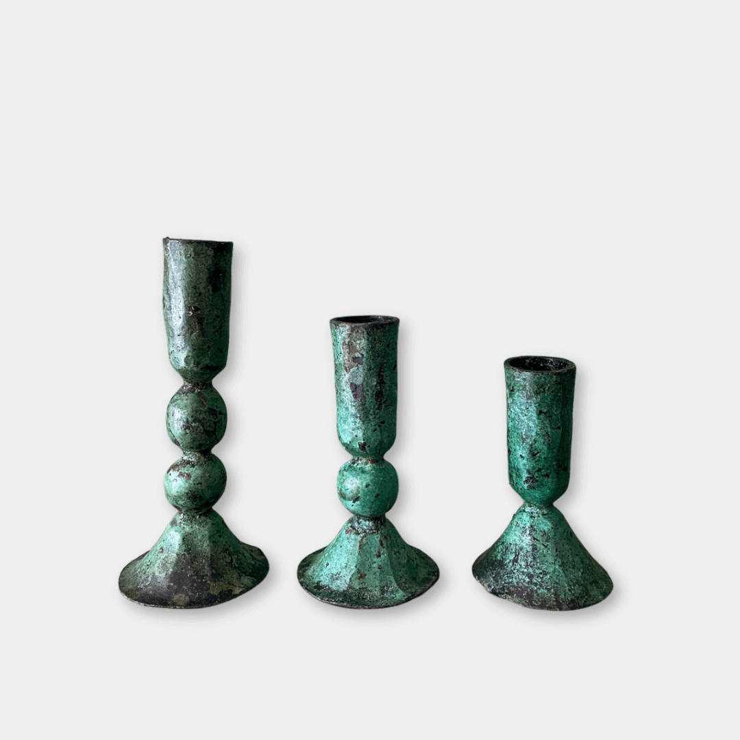 Bohemia Verdigris Austen Candle Holder
