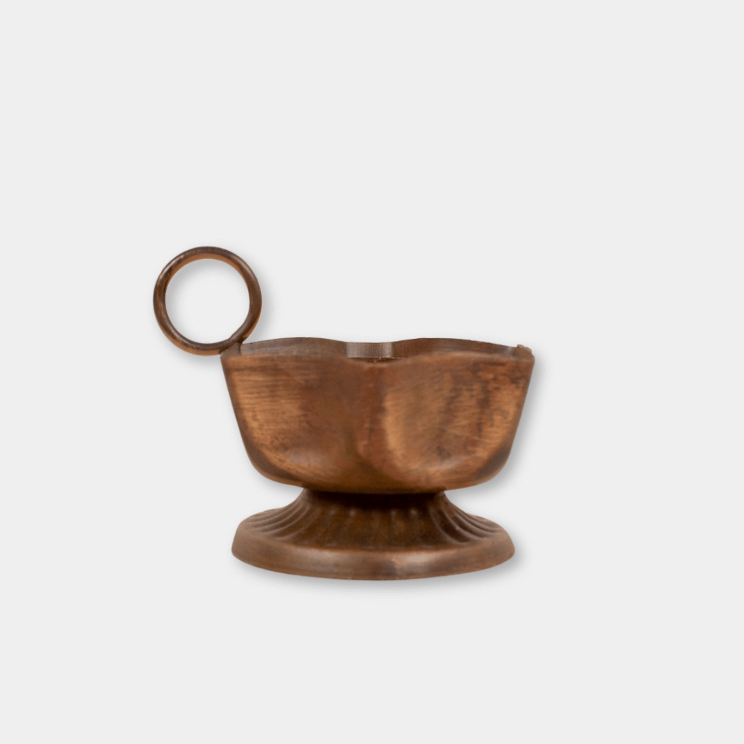 Bohemia Frill Antique Metal Candle Holder