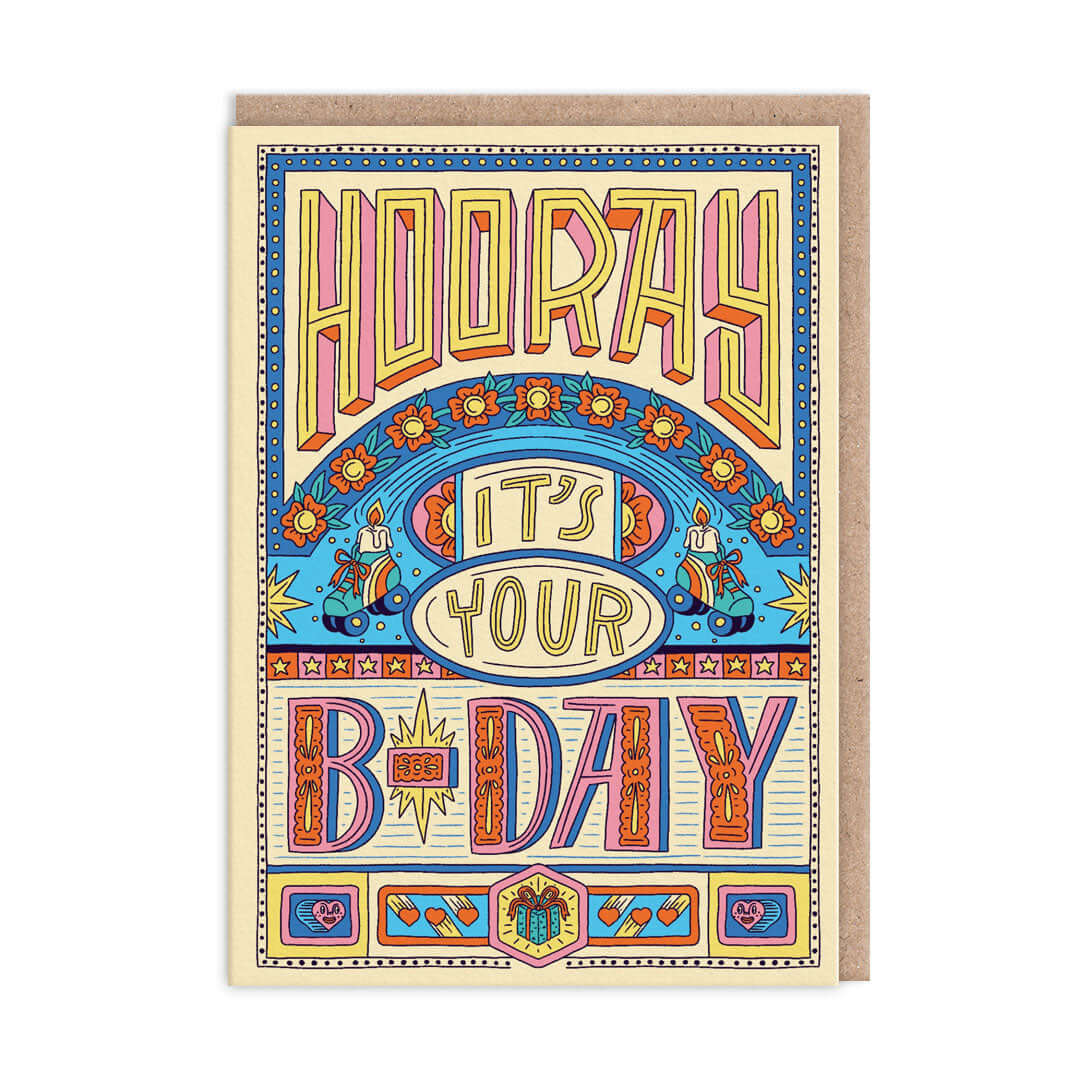 Hooray It's Your Birthday Greetings Card