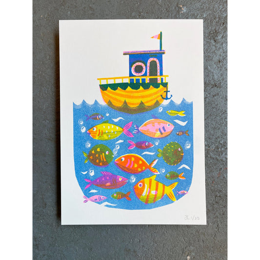 Under The Sea Exclusive Riso Print