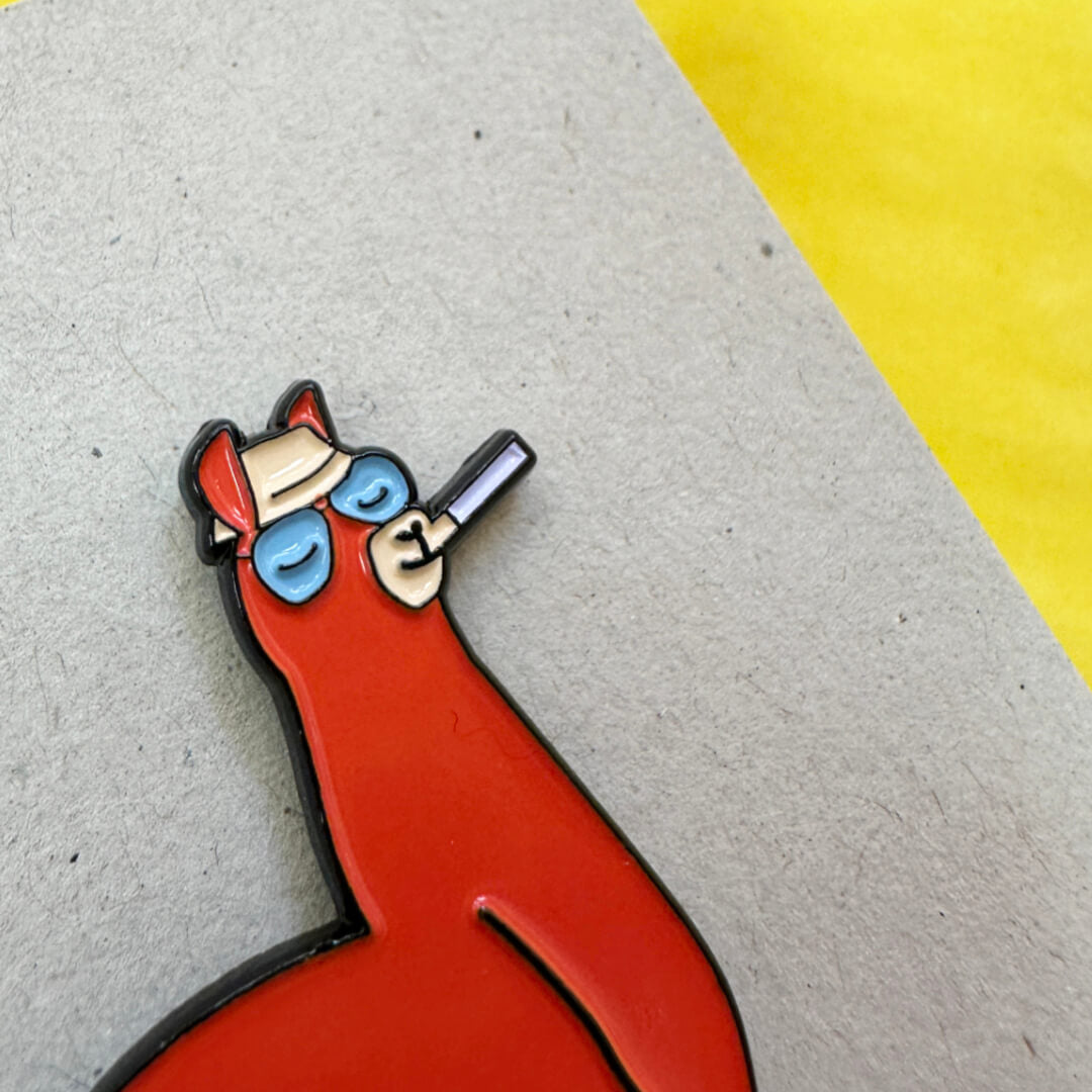 Gonzo Llama Enamel Pin