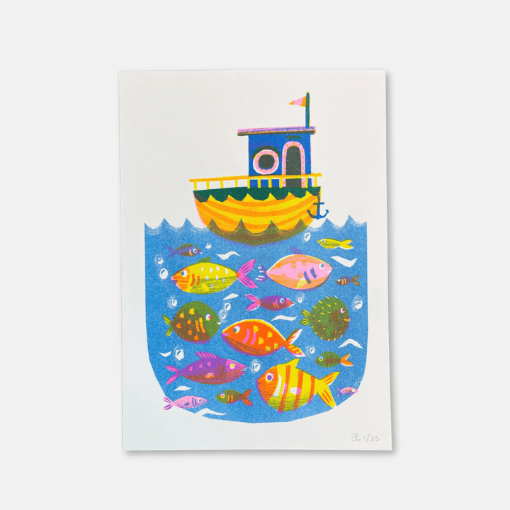 Under The Sea Exclusive Riso Print