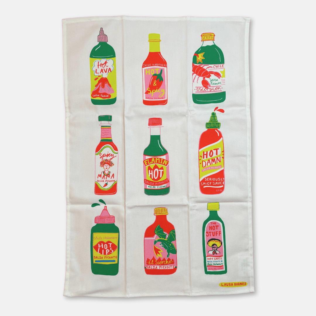 Food Ingredients Tea Towels