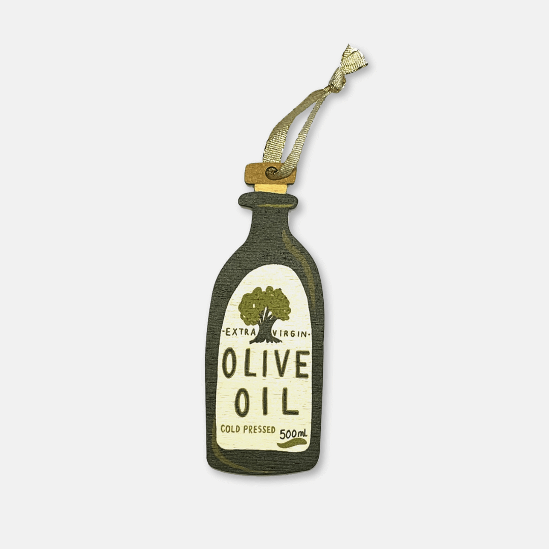 Olive Oil Wooden Decoration