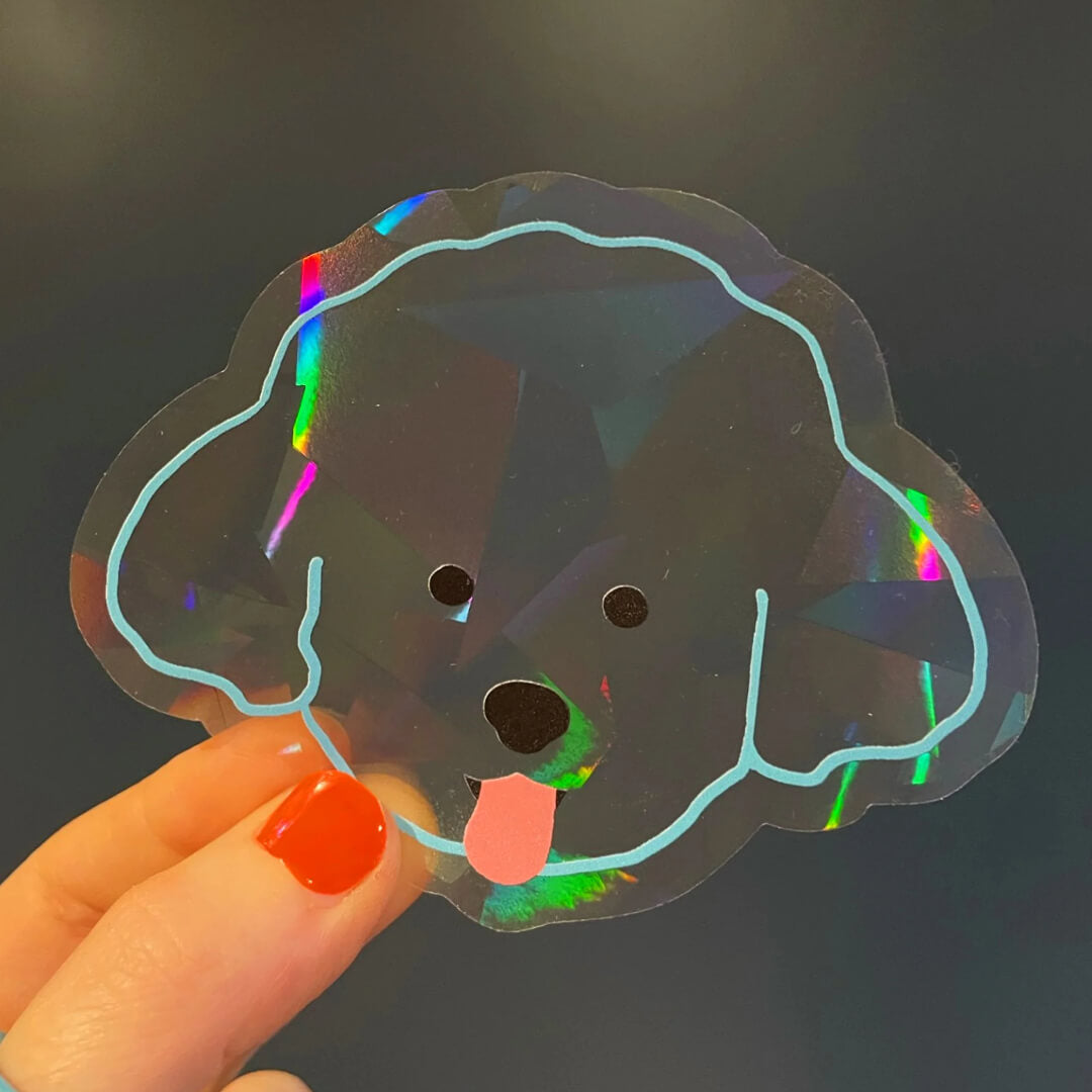 Dog Suncatcher Sticker