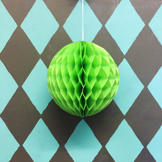 Paper Ball Decoration: Lime Green