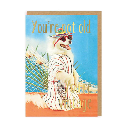 You're Vintage Birthday Greetings Card