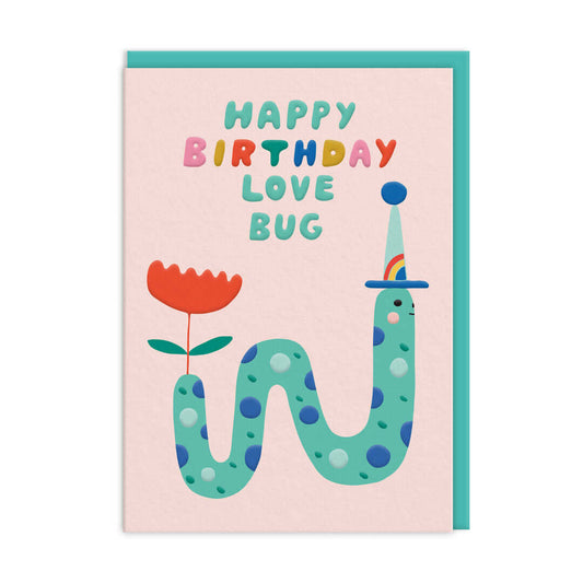 Love Bug Birthday Greetings Card
