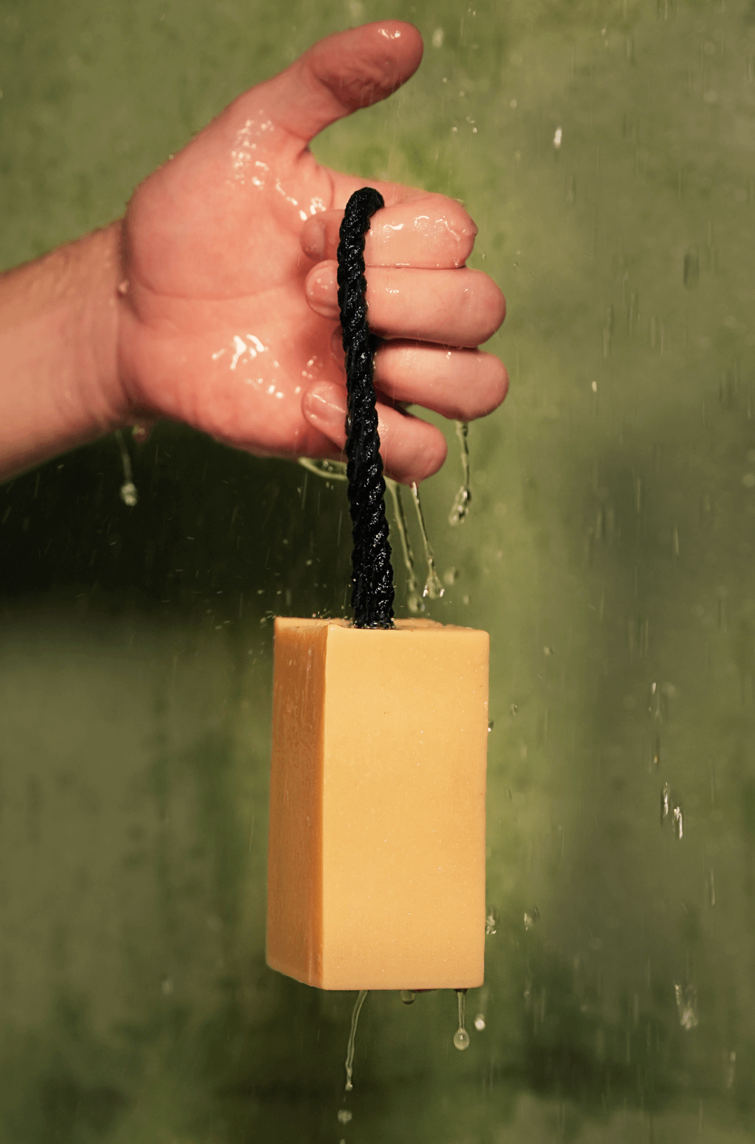 Lemongrass & Coconut Milk Soap-on-a-Rope